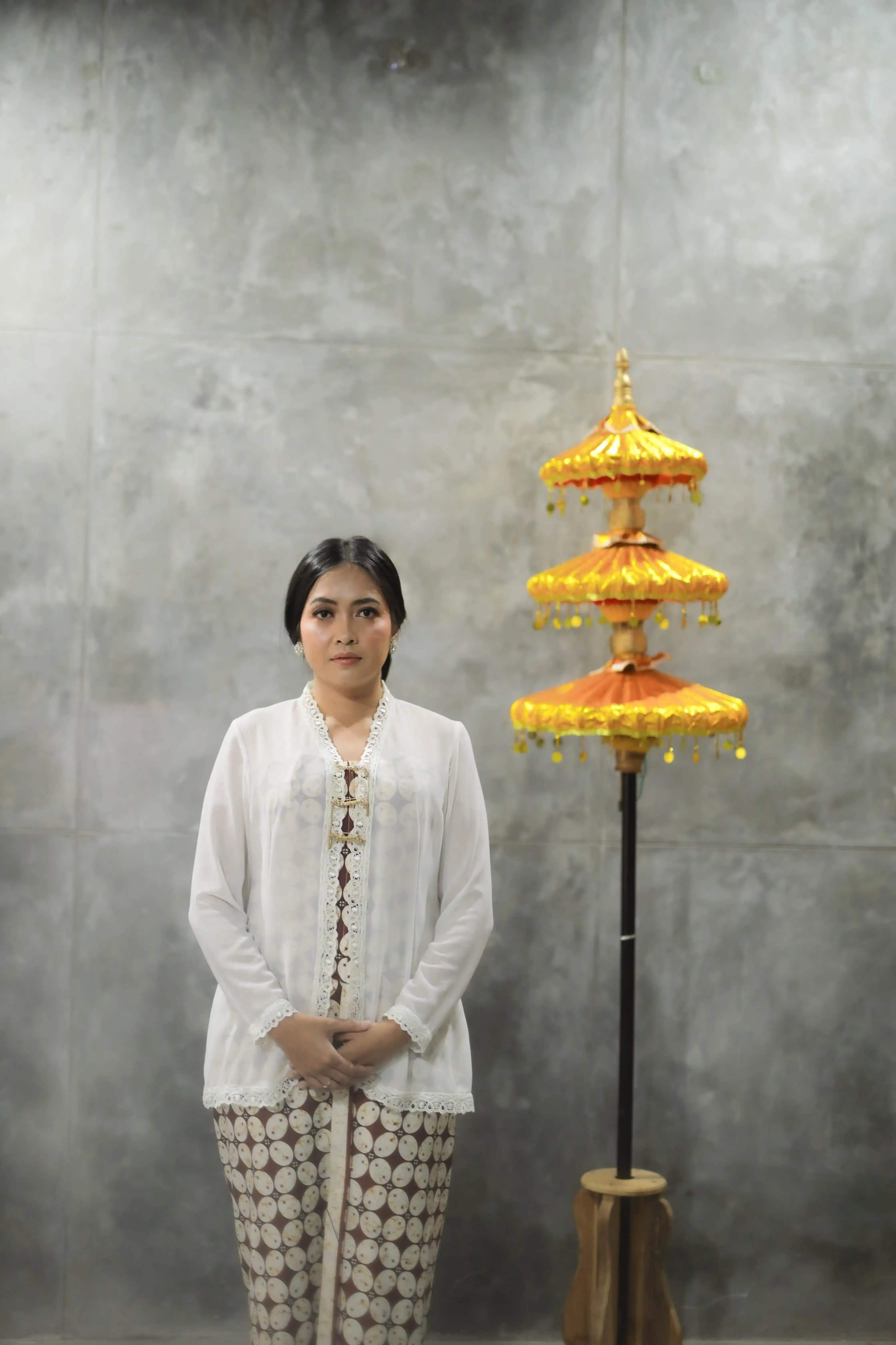 Putih Transparant Payet Panjang - 5