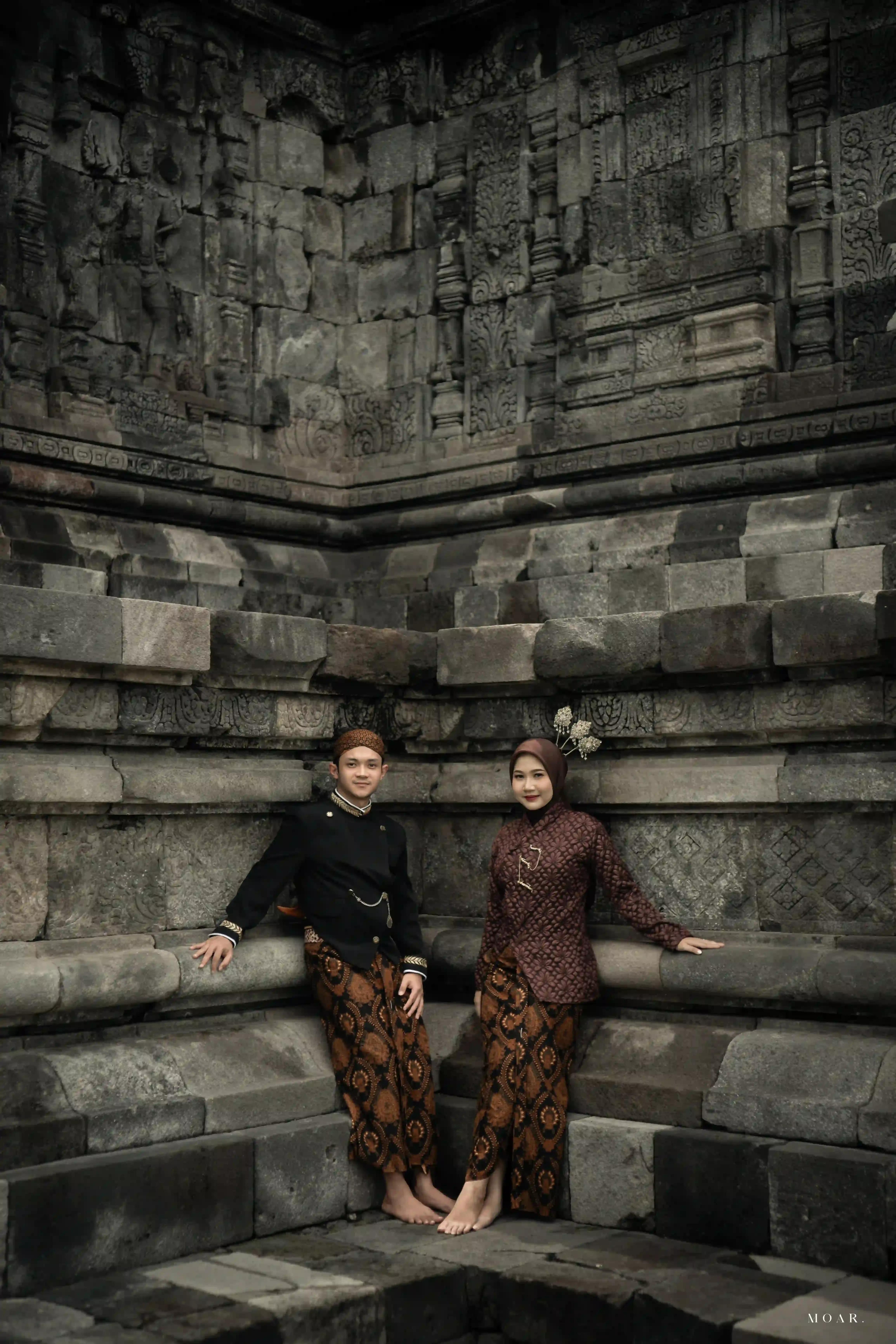 Jenggan Padma Coklat Bunga - 1