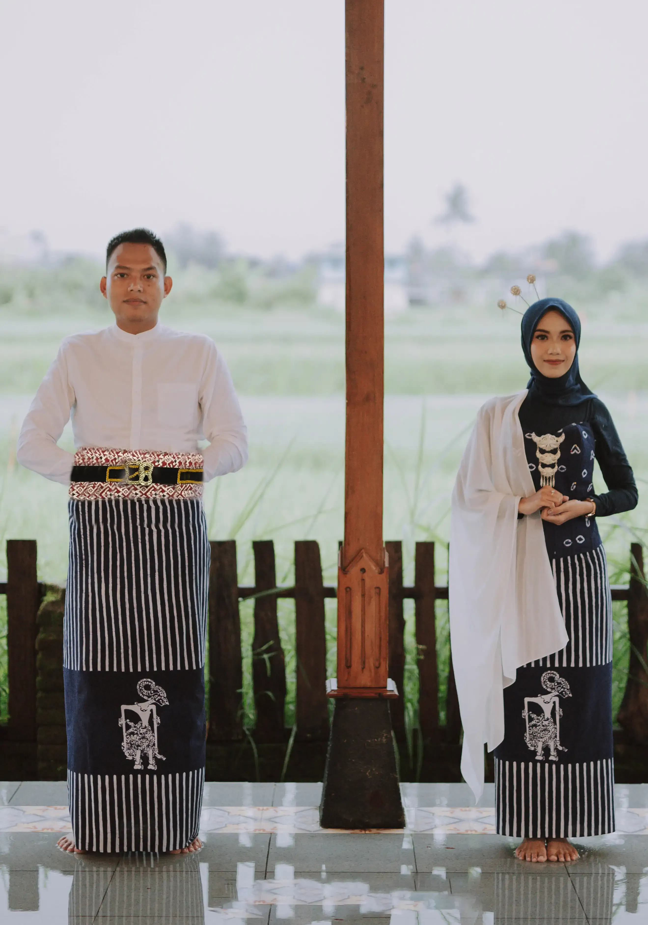 jumputan biru navy - 5
