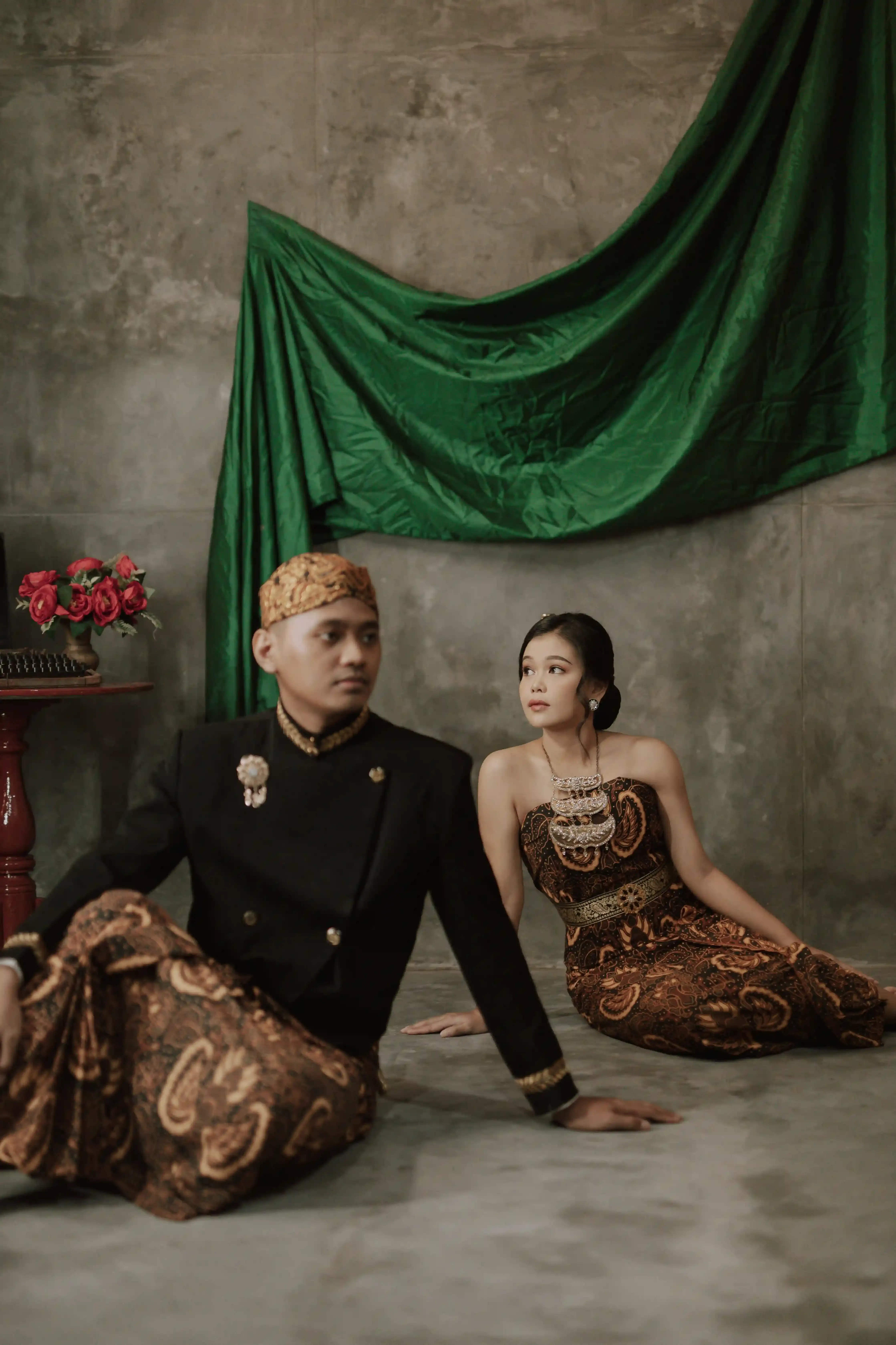 1 SETA - batik coklat tua premium - 2