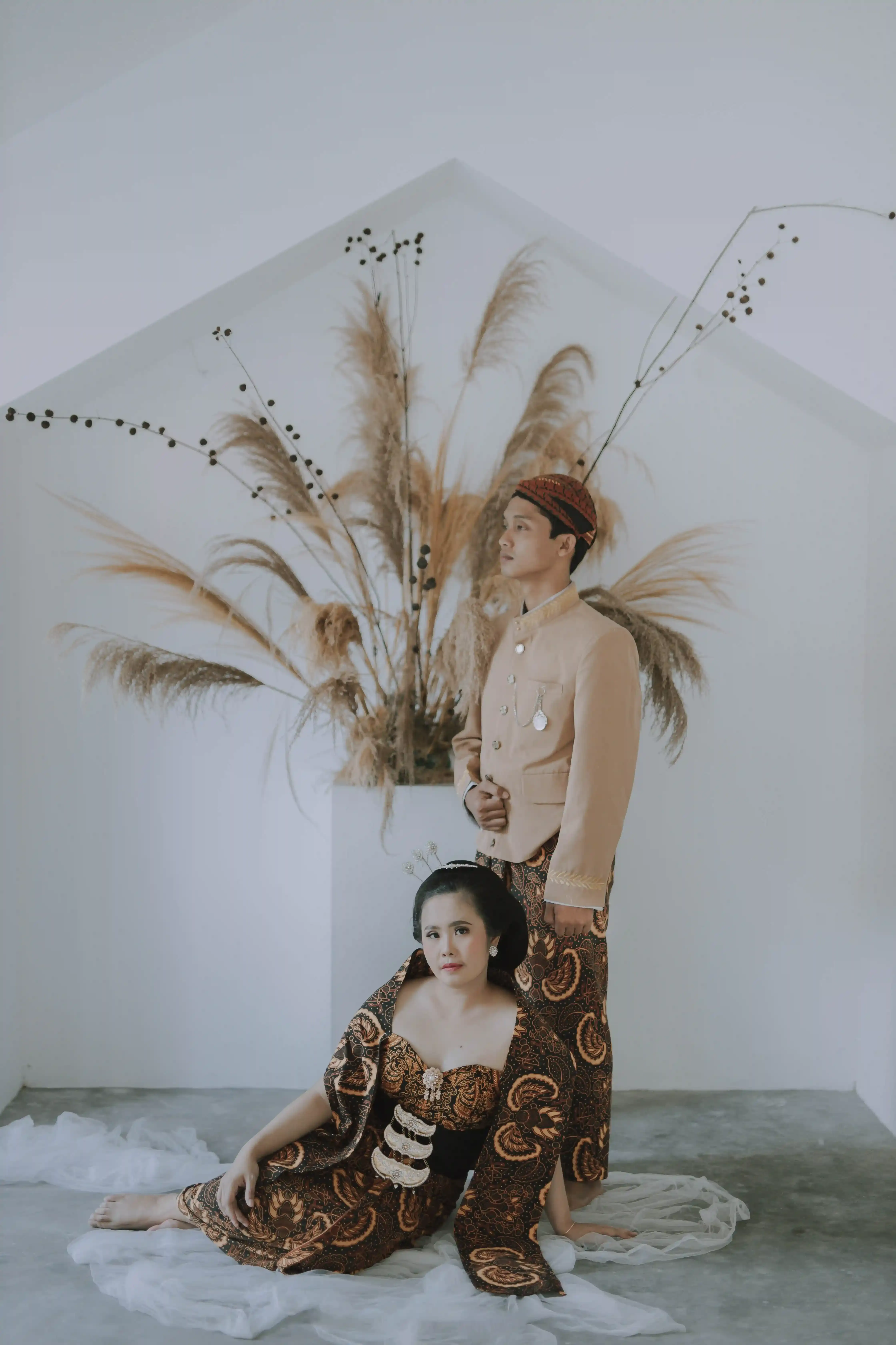 1 SETA - batik coklat tua premium - 6