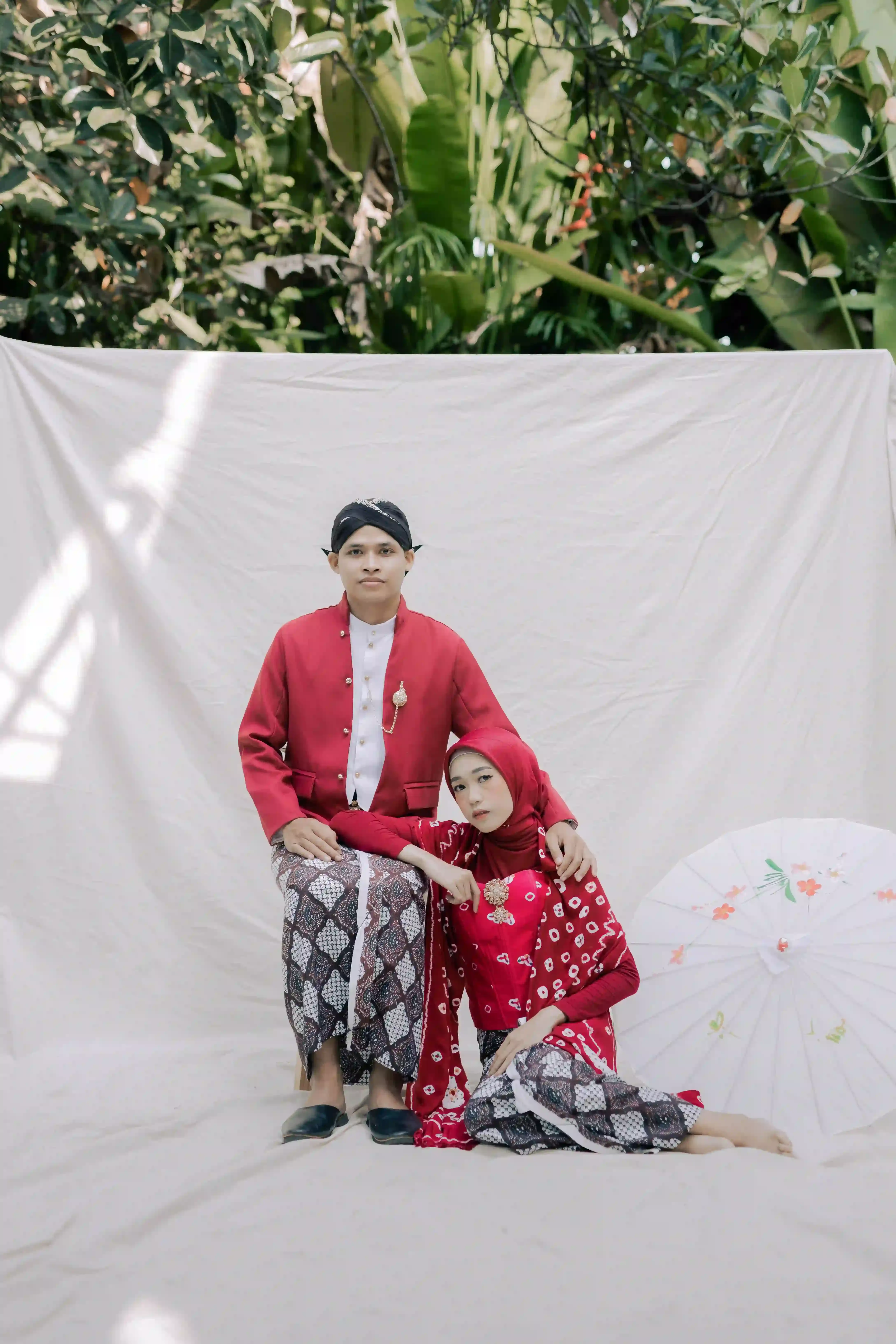 Jumputan Merah Hijab - 4