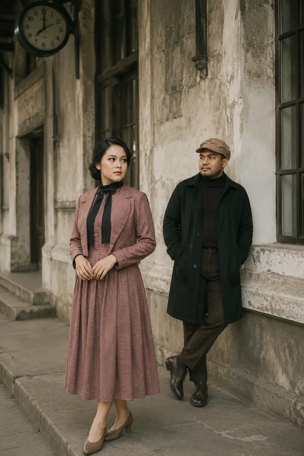 Woman suit / Jas Wanita Casual  - Vintage Brown
