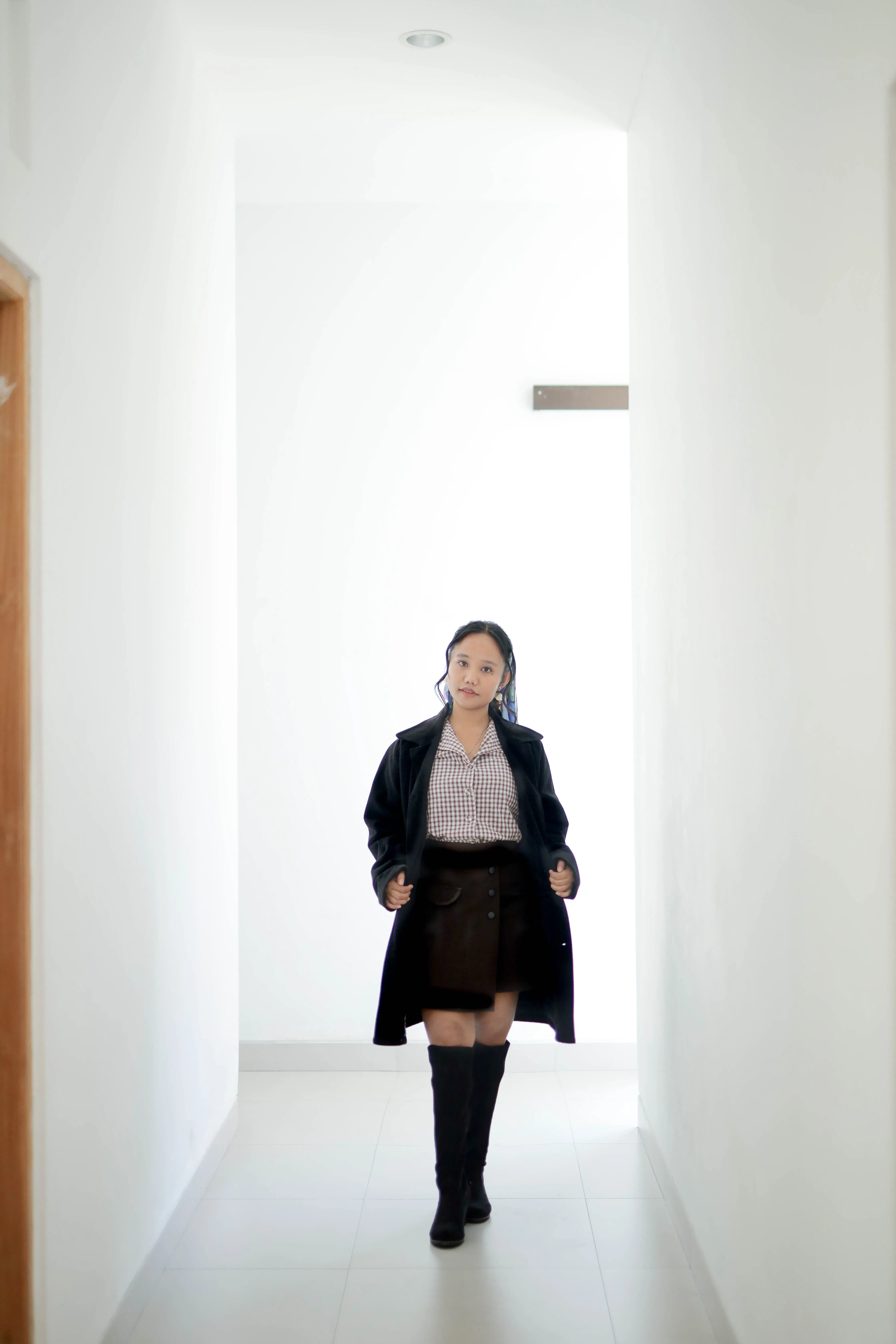 Black Coat - Wool - 14