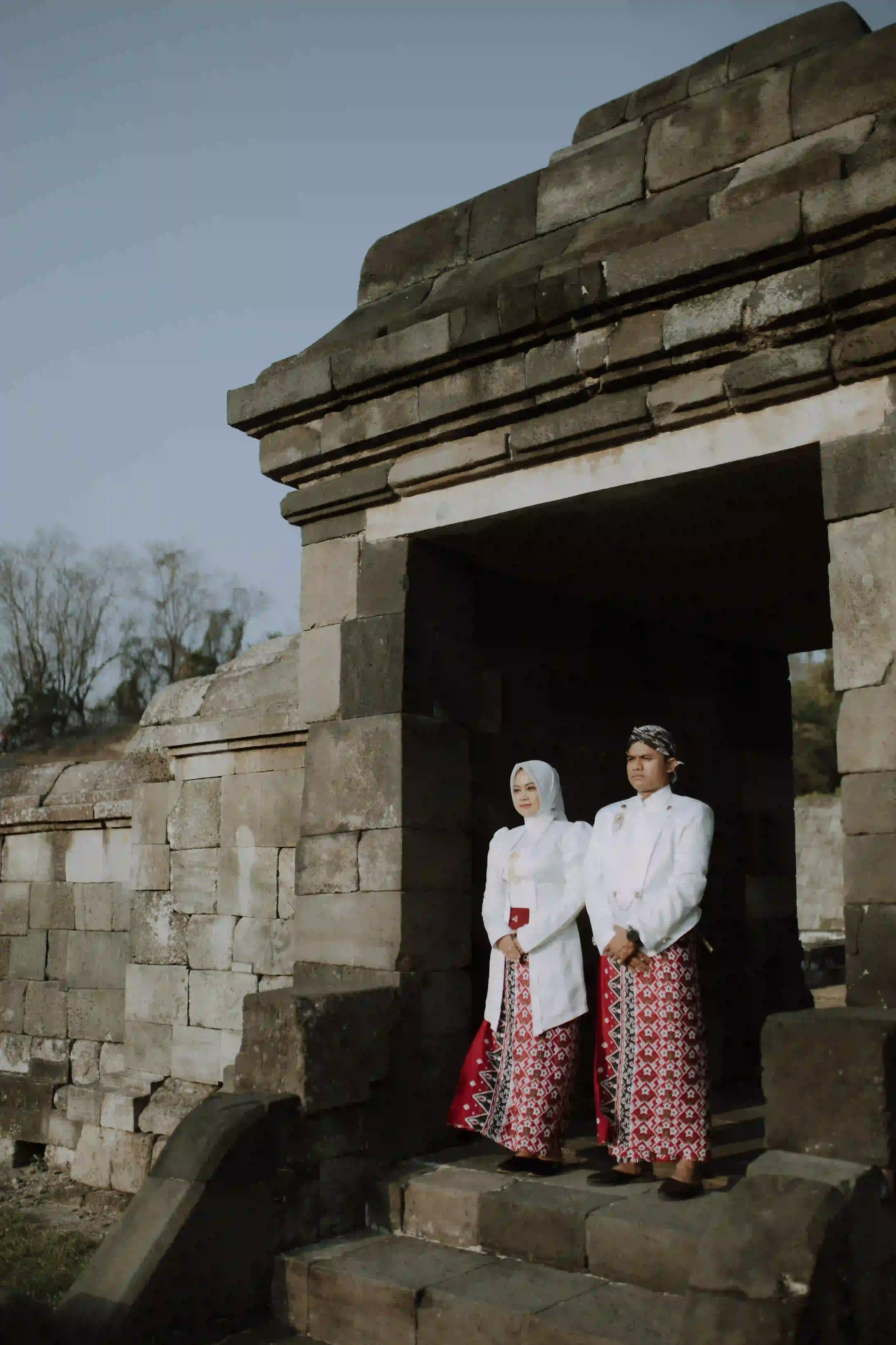 Jarik Klasik | Merah - Jumputan  [2 jarik] - 1