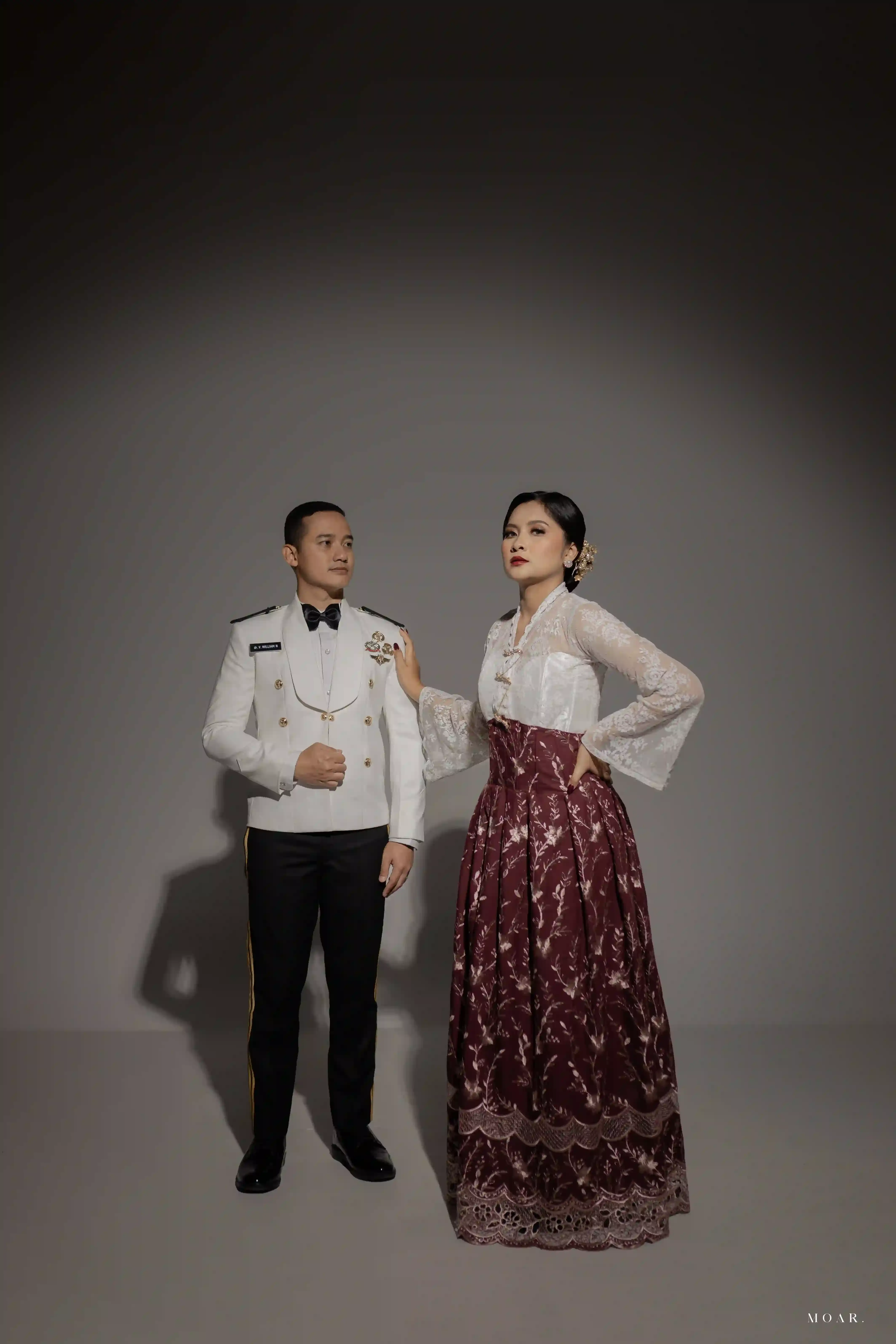 Rok kontemporer | Merah Maroon - Sulur  [1 jarik] - 1