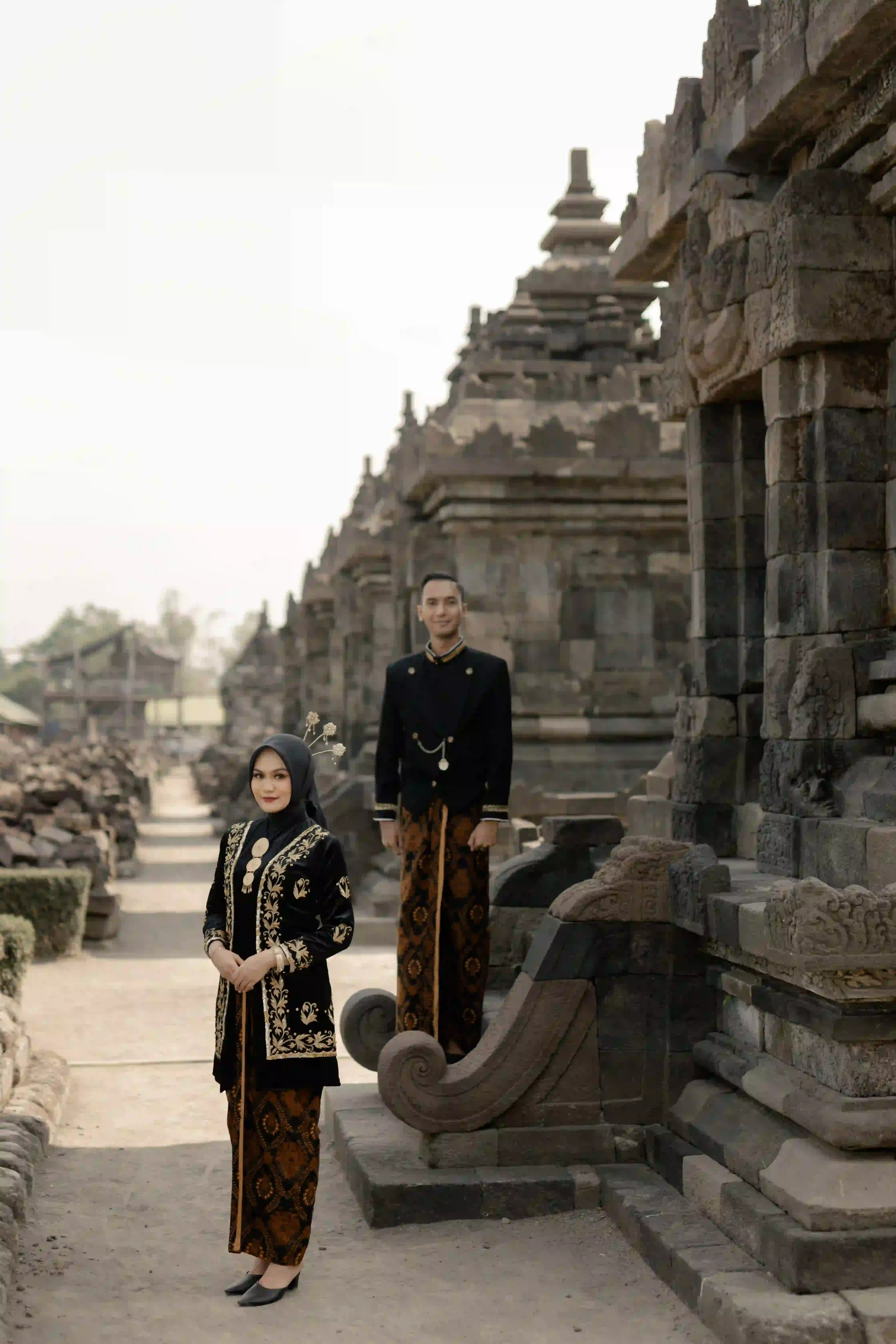 Beskap Klasik Solo | Sikepan - Hitam - Bordir | L - 5L - 6