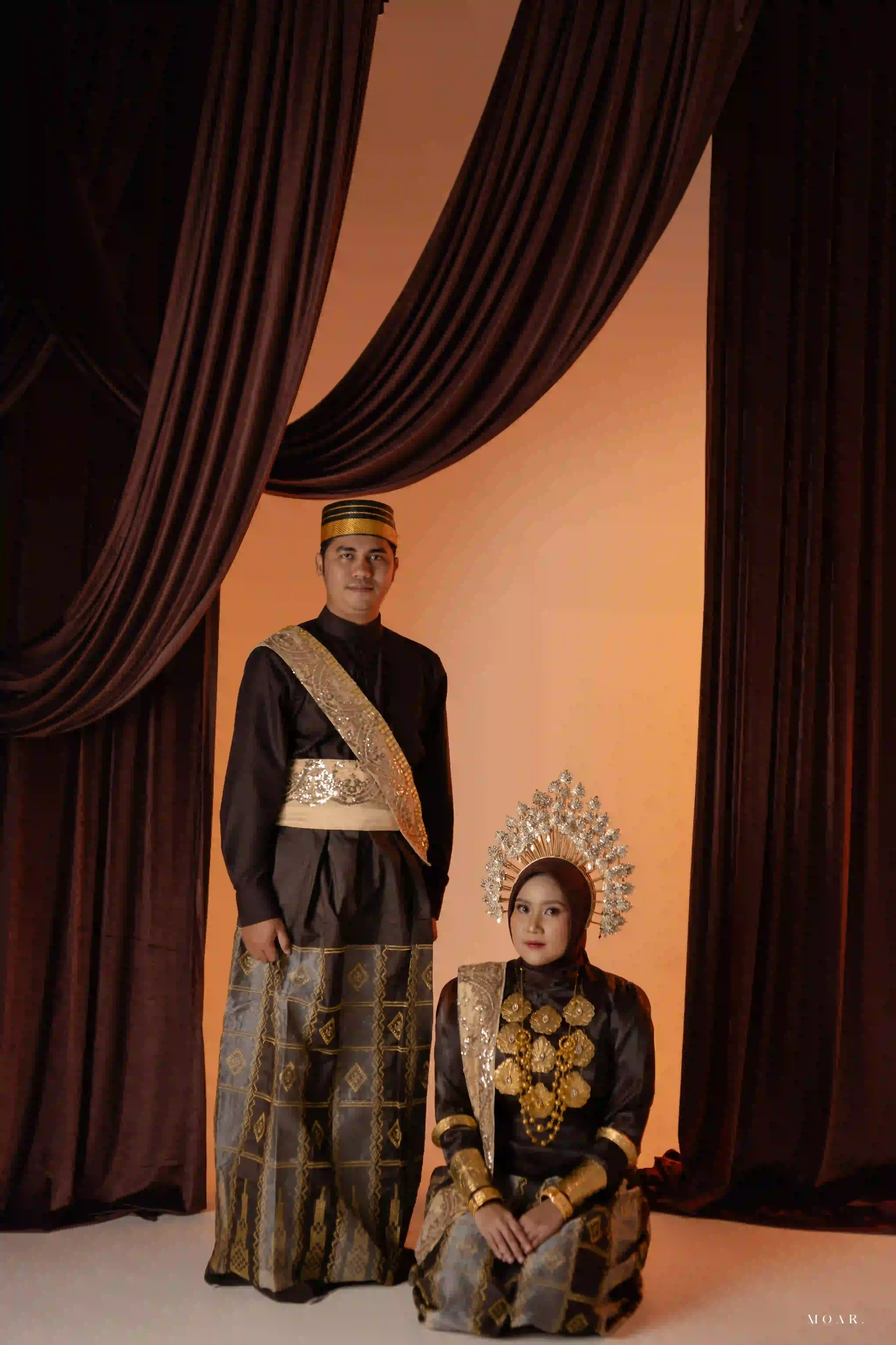 Beskap Kontemporer | Coklat Mahogani | L