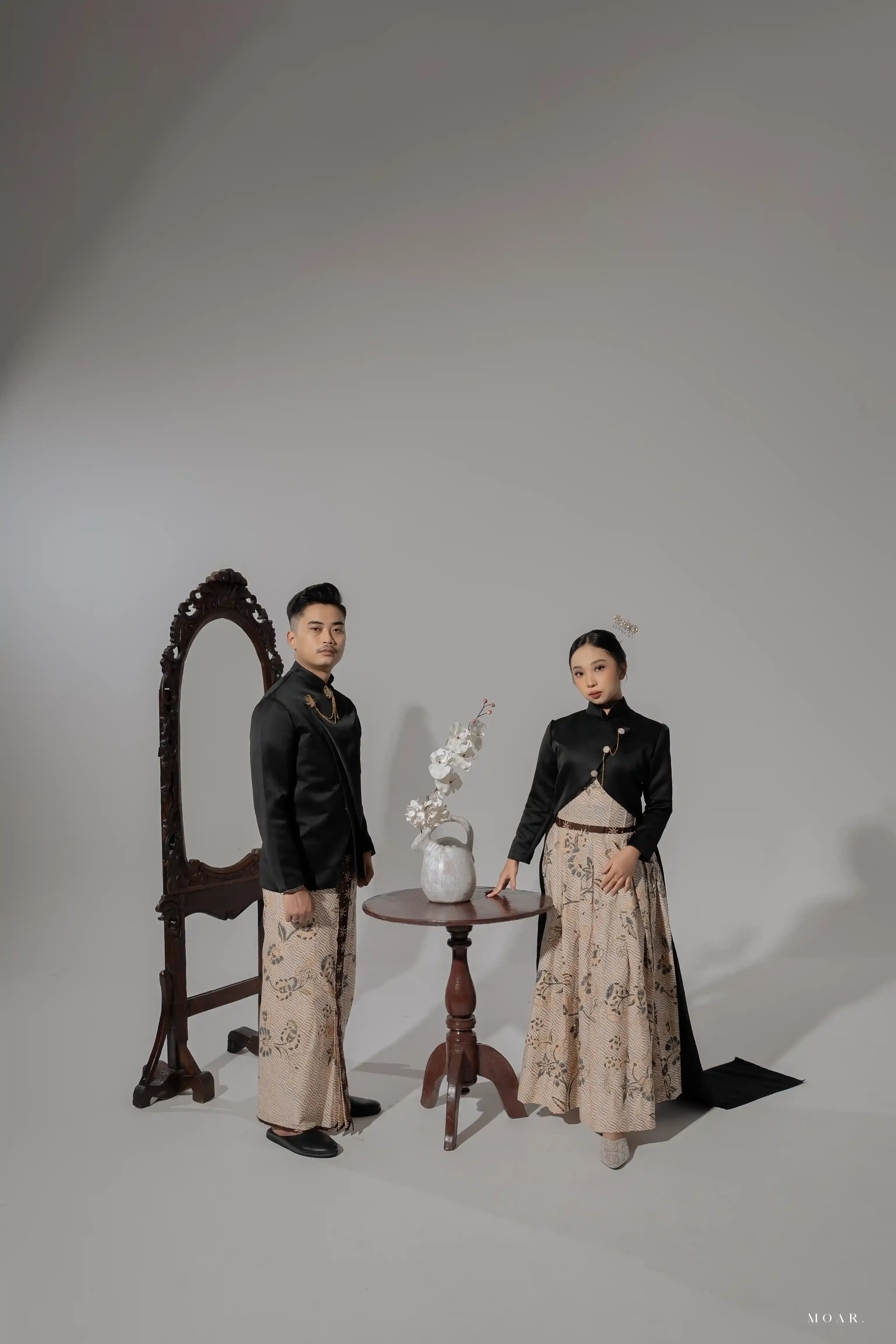 Rok Kontemporer - Cream - Bunga Kapas - 5
