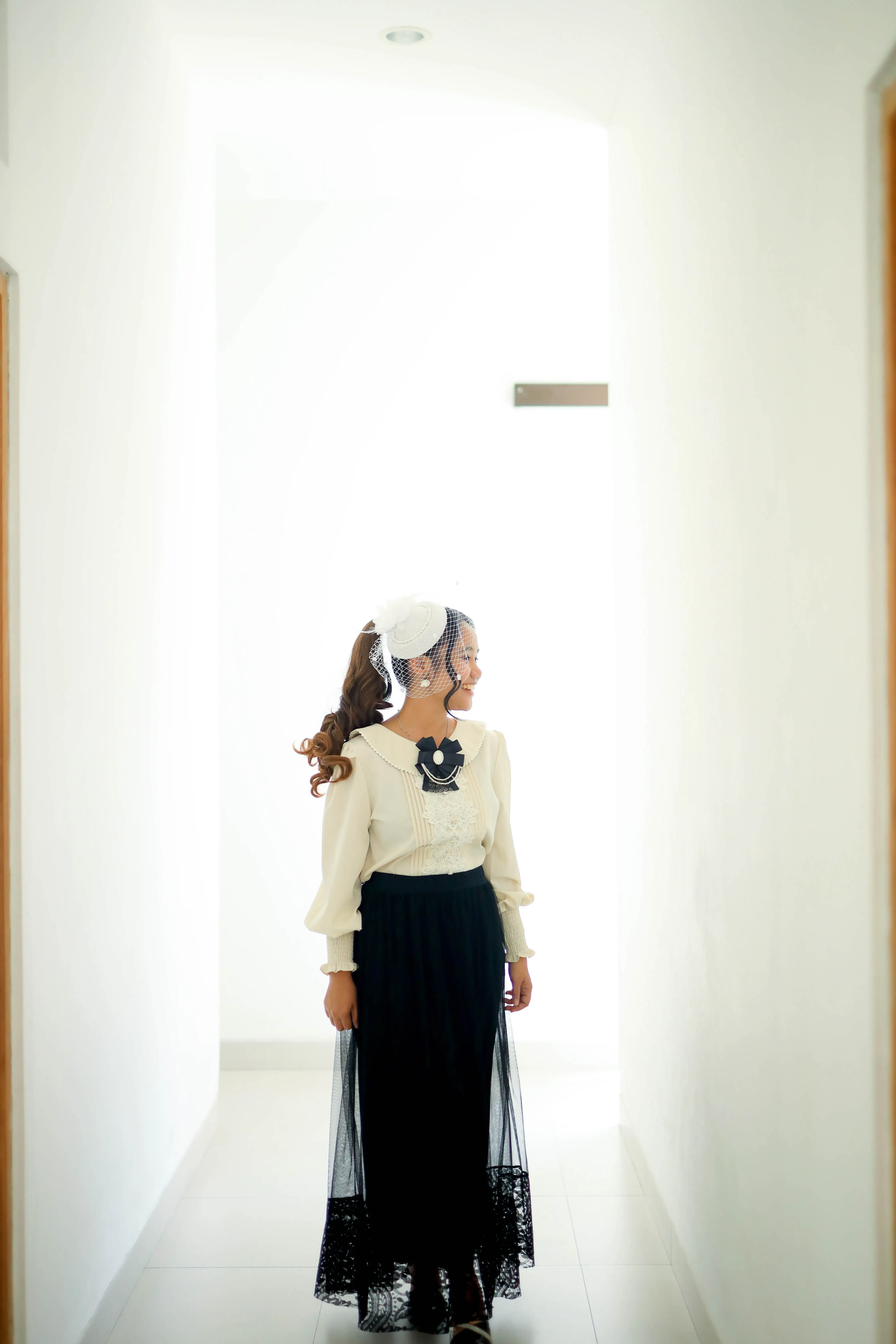Long Skirt - Lace Long - Black (fidel) - 2
