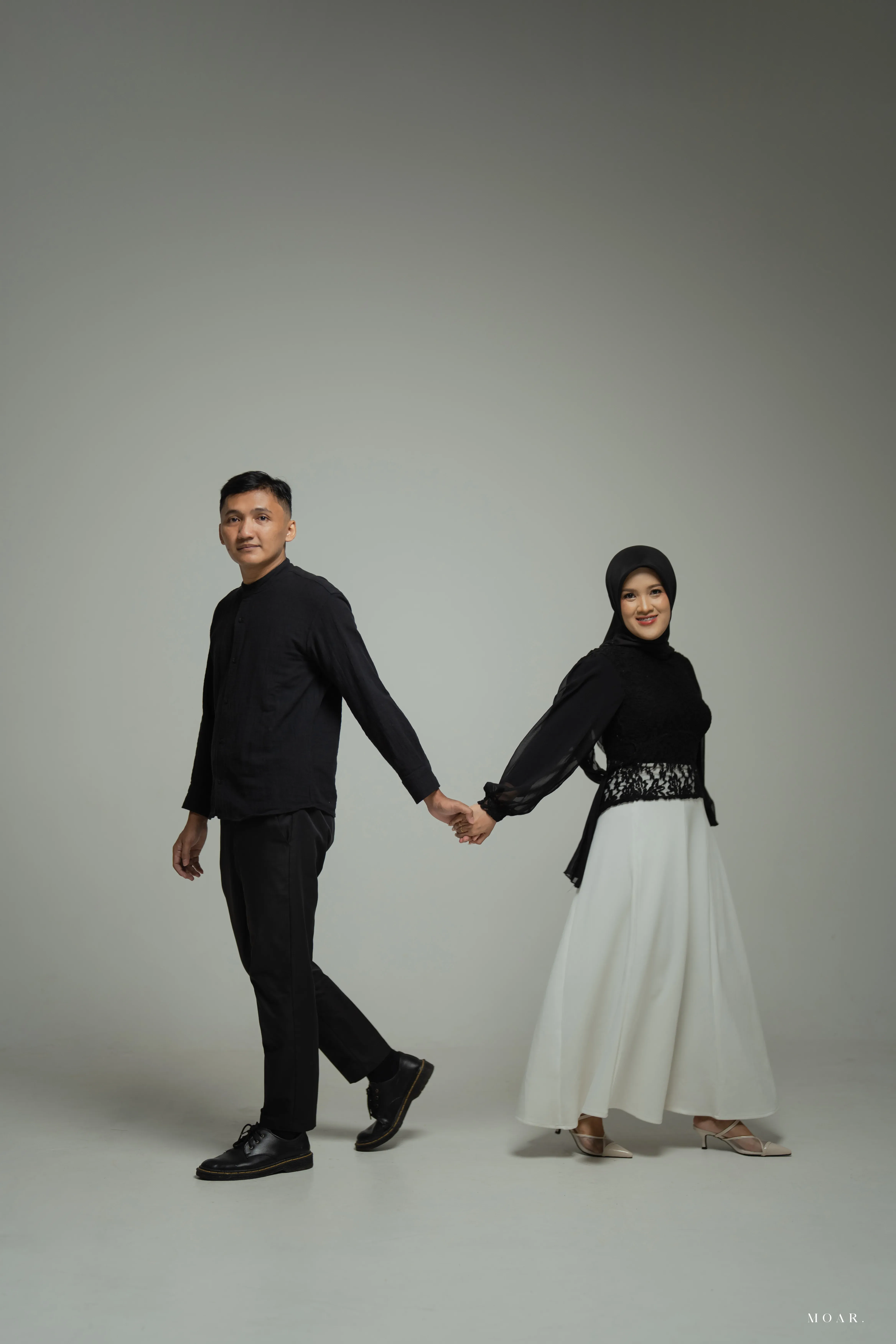 Long Skirt - flare long - Ivory - 1