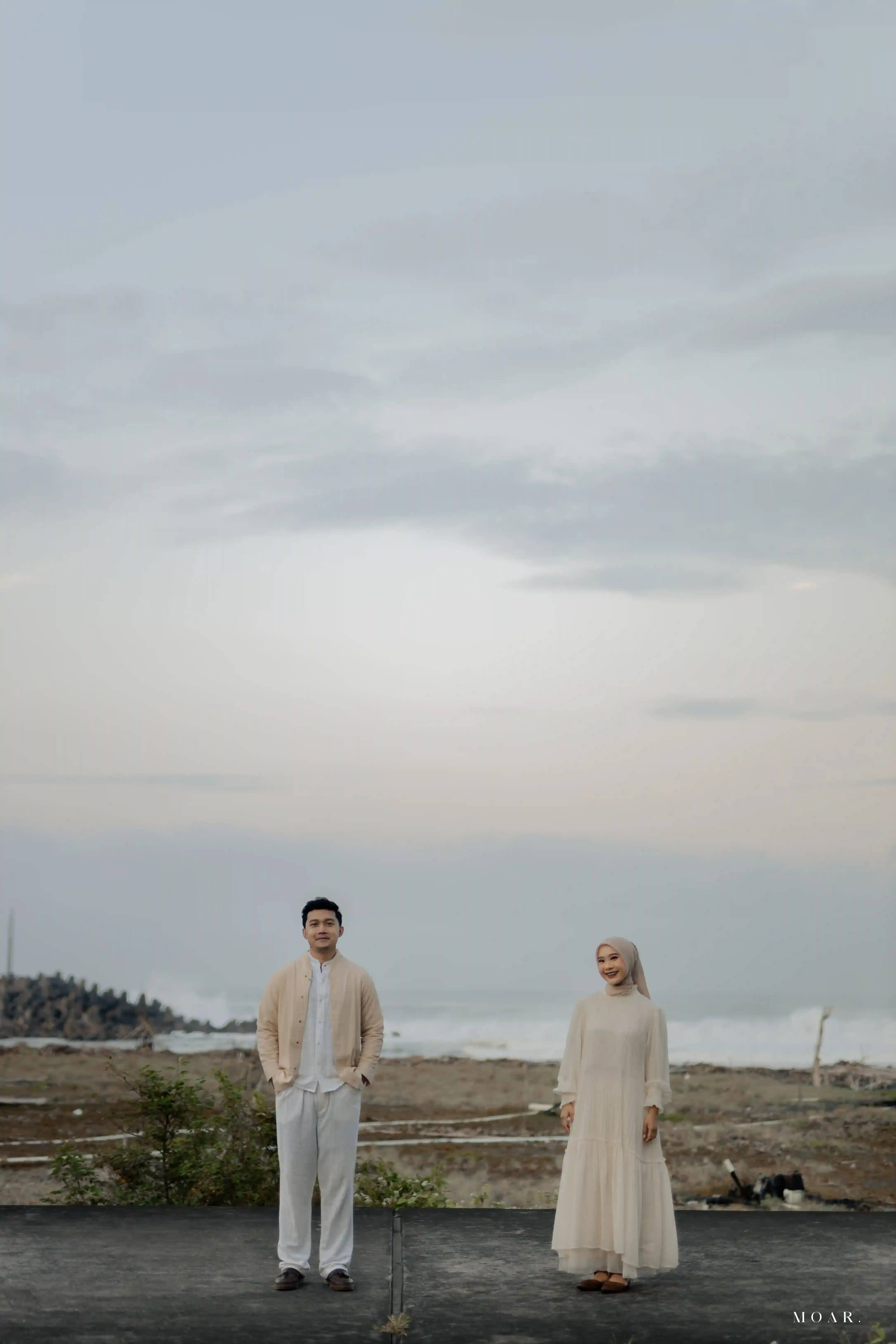 Celana Pria Linen Oversize - Relaxed Pants Linen - White - 6