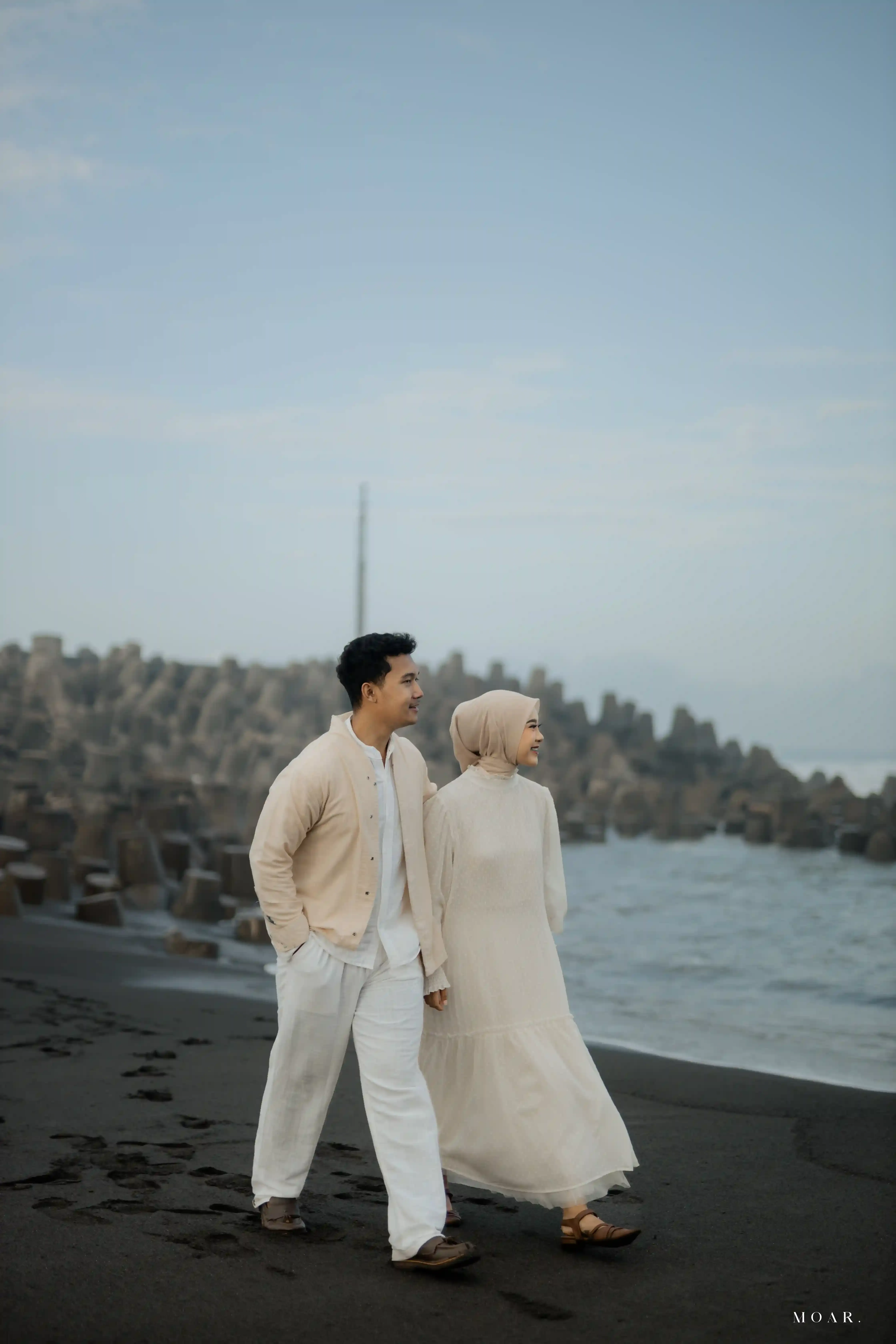 Outer Casual Classic - Wrap - Cream - Coklat muda - 3