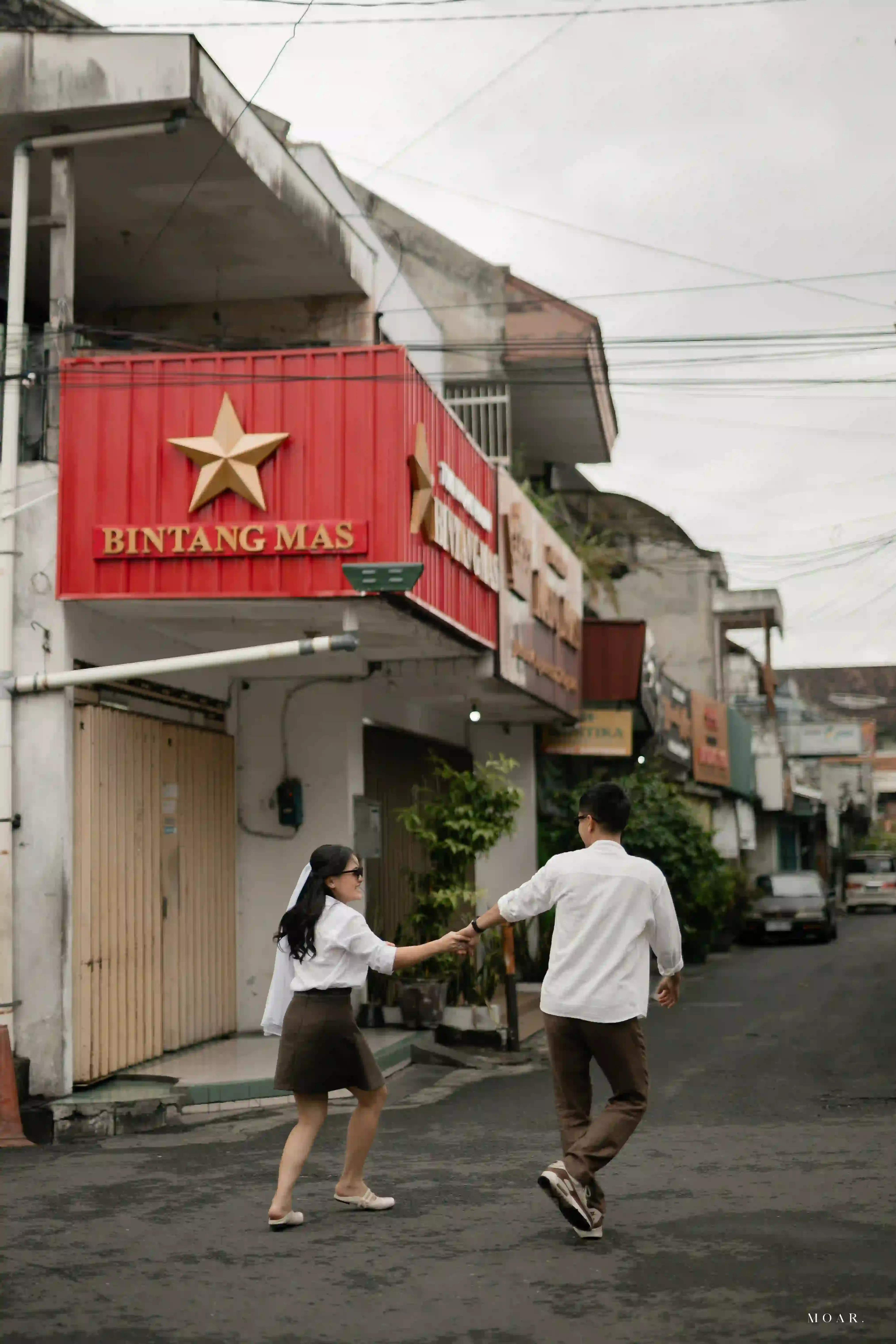 Short skirt - Dark Brown - Coklat Tua - 4