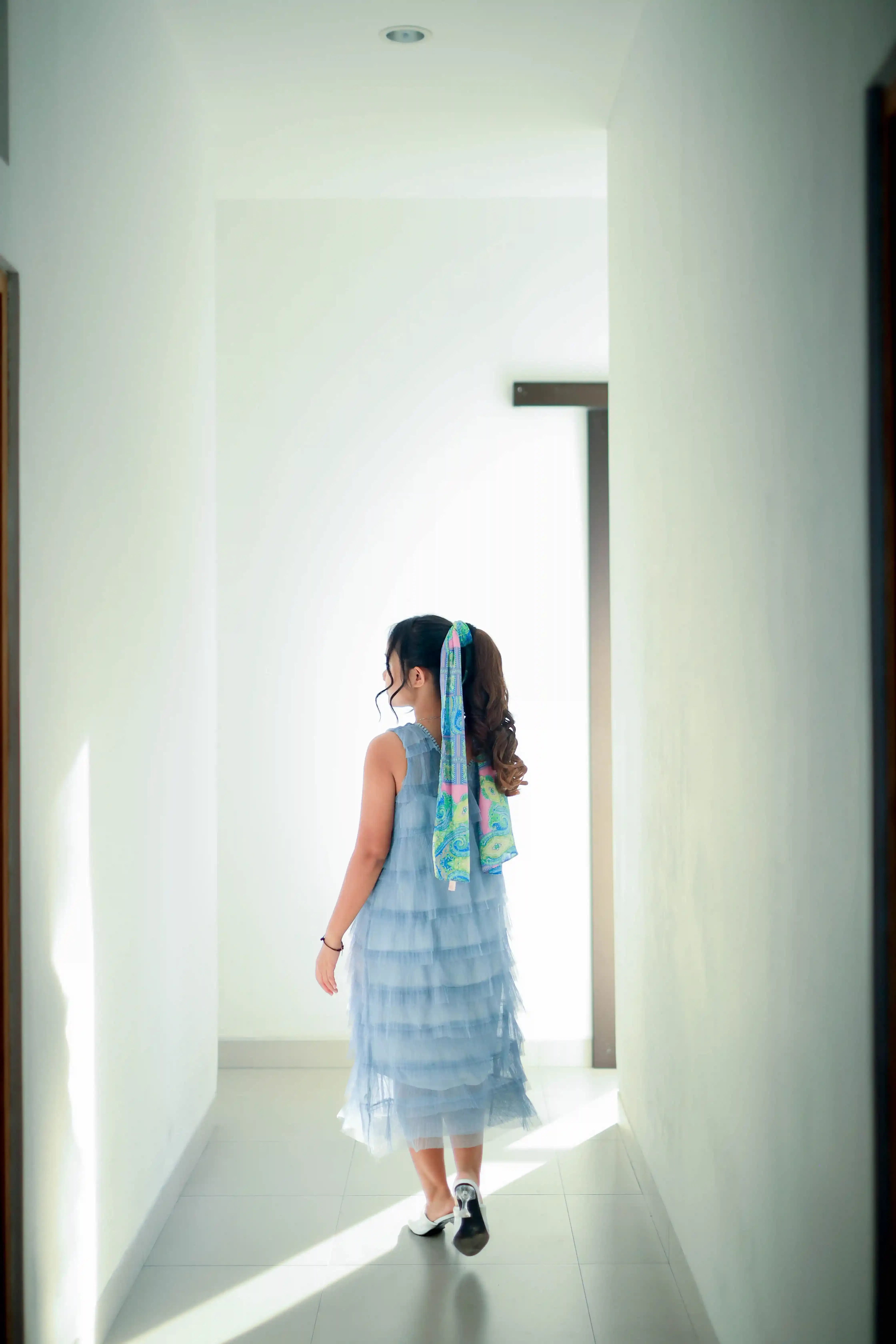 Casual Midi dress - blue 2 - Tutu Tulle - 4