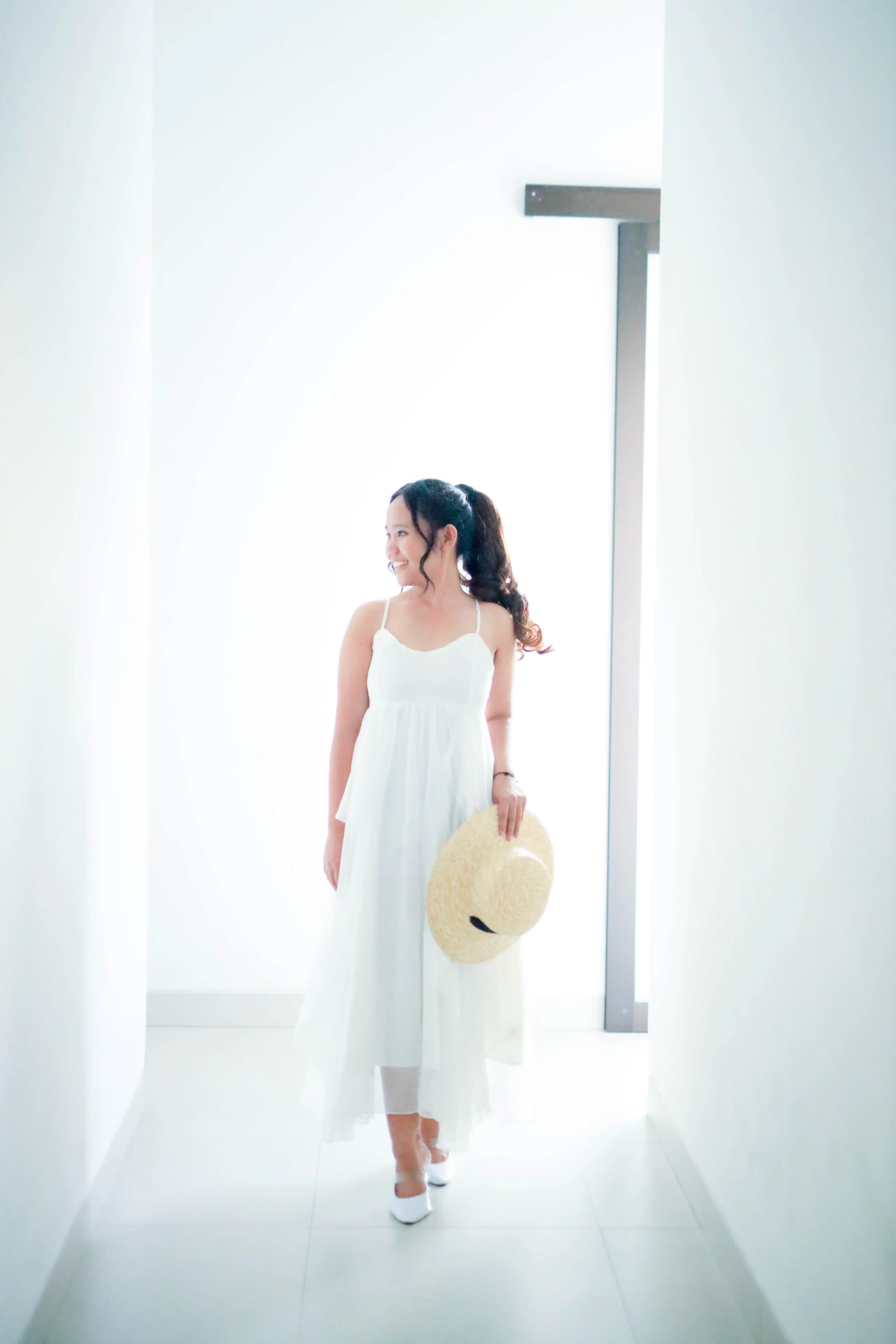 Casual Midi dress - white - Ara - 3