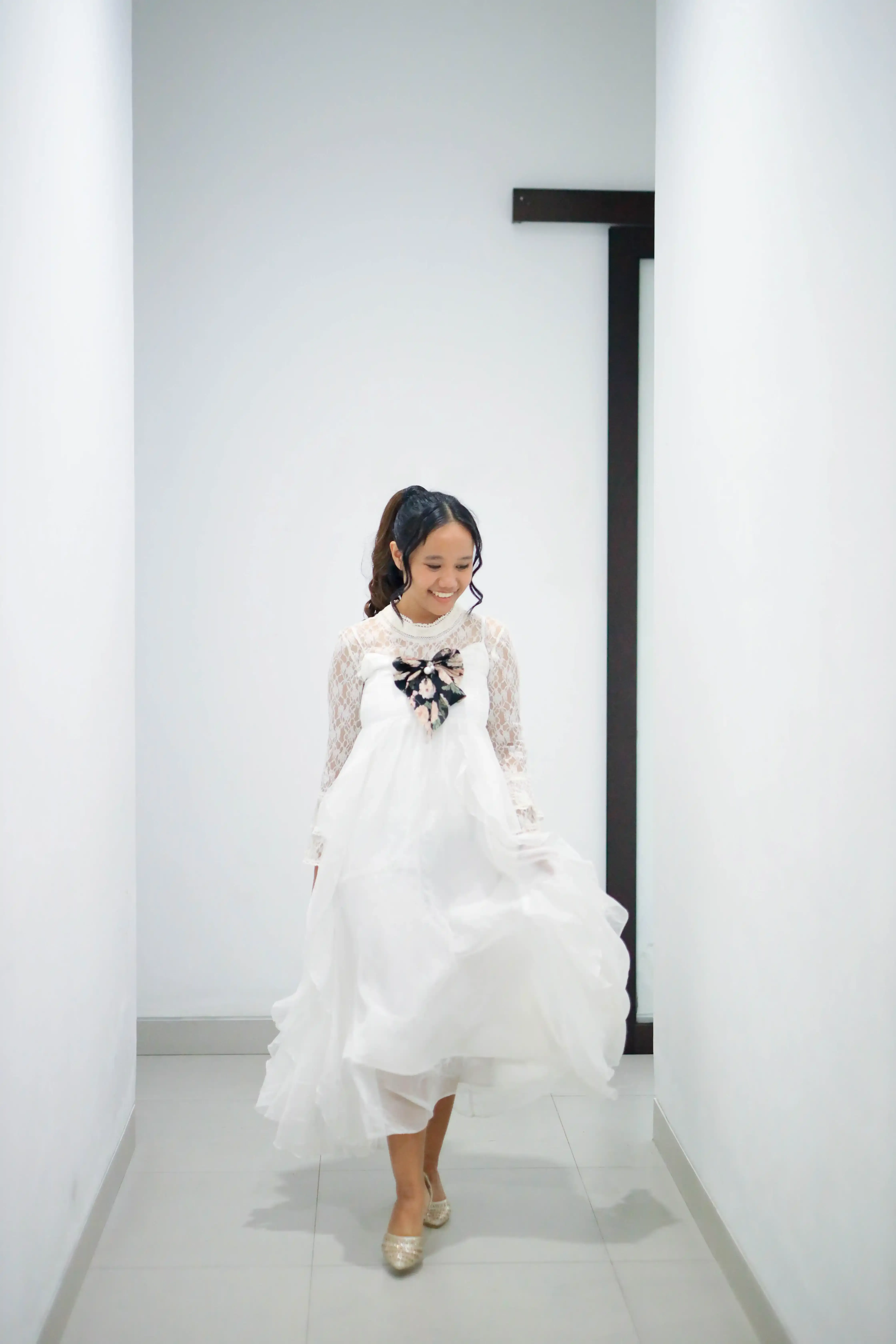 Casual Midi dress - white - Ara